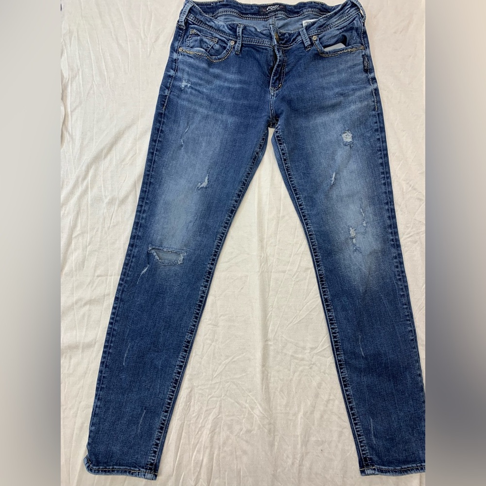 Silver Jeans. women’s Skinny Jeans, style SAM. Size 30.